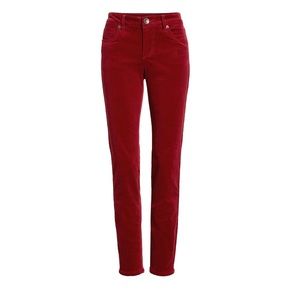 KFK Ruby Red Skinny Stretch Cords